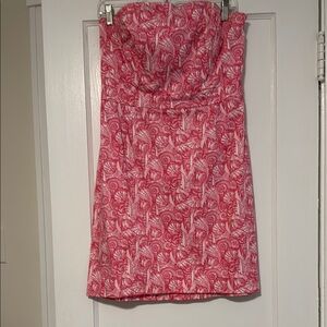 Vineyard Vines Pink Strapless Sheath Dress for Cocktail